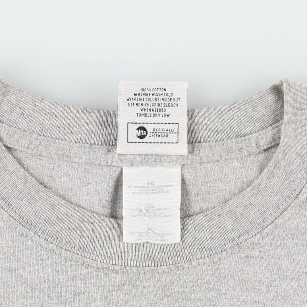 NYC SUBWAY LINE Printed T-Shirt, Men's Size XL (approx.) cotton gray type Vintage Second Hand