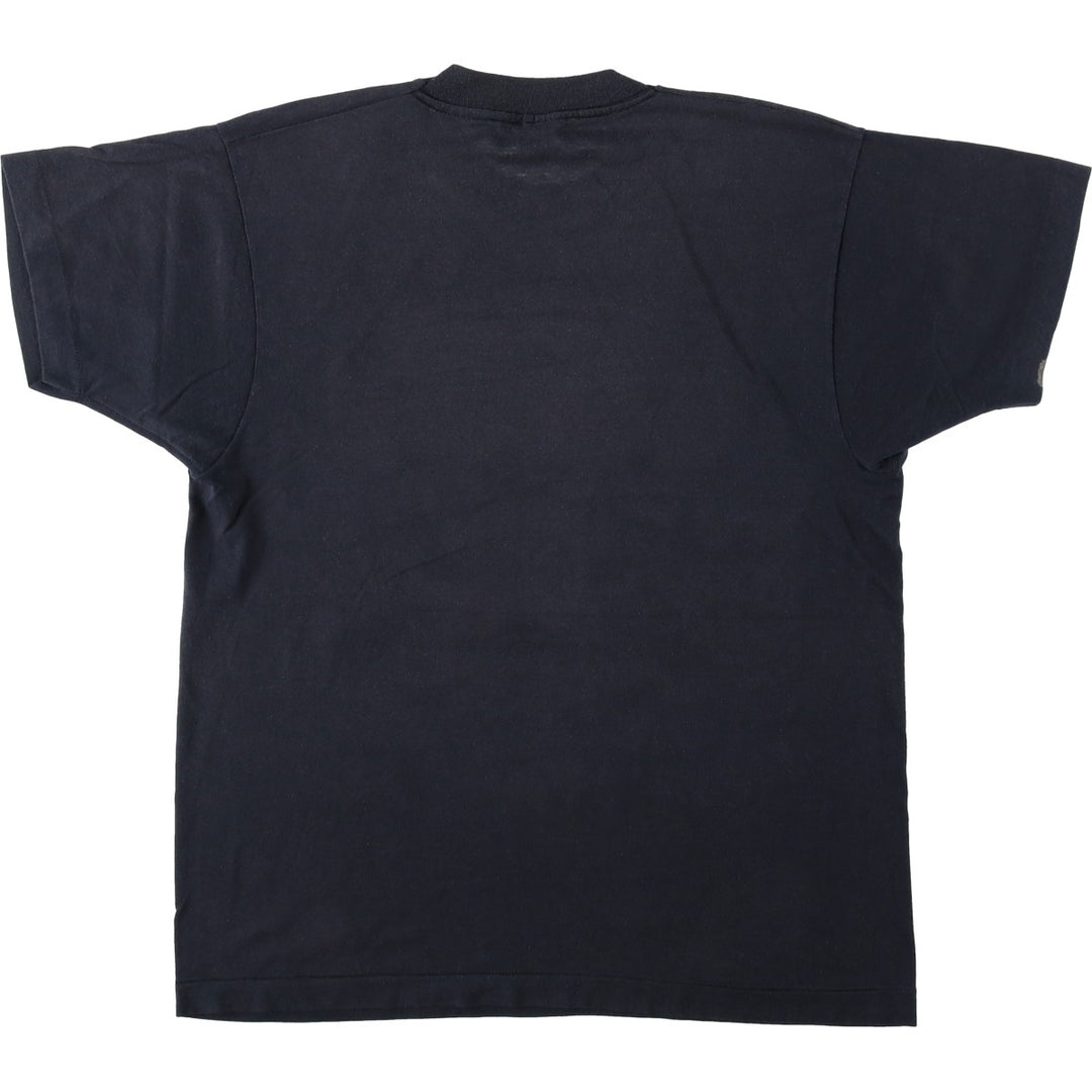 80'S SCREEN STARS Printed T-shirt Made in USA Men's L Vintage cotton black type Vintage Second Hand