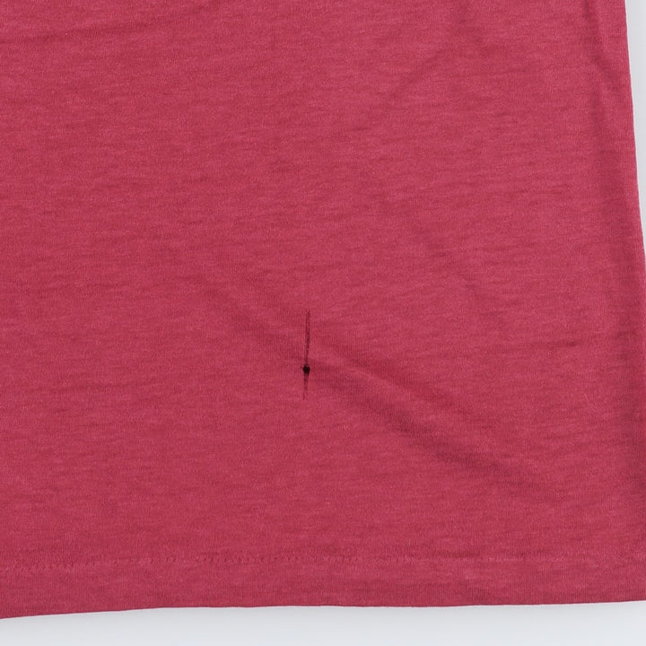 Vintage 1980'S Hanes Fifty-Fifty Blue Tag Print T-Shirt, Made in USA, Men's XL cotton red type Vintage Second Hand
