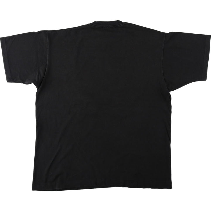 90'S Fruit of the Loom Message Print T-Shirt Made in USA Men's XL Vintage cotton black type Vintage Second Hand