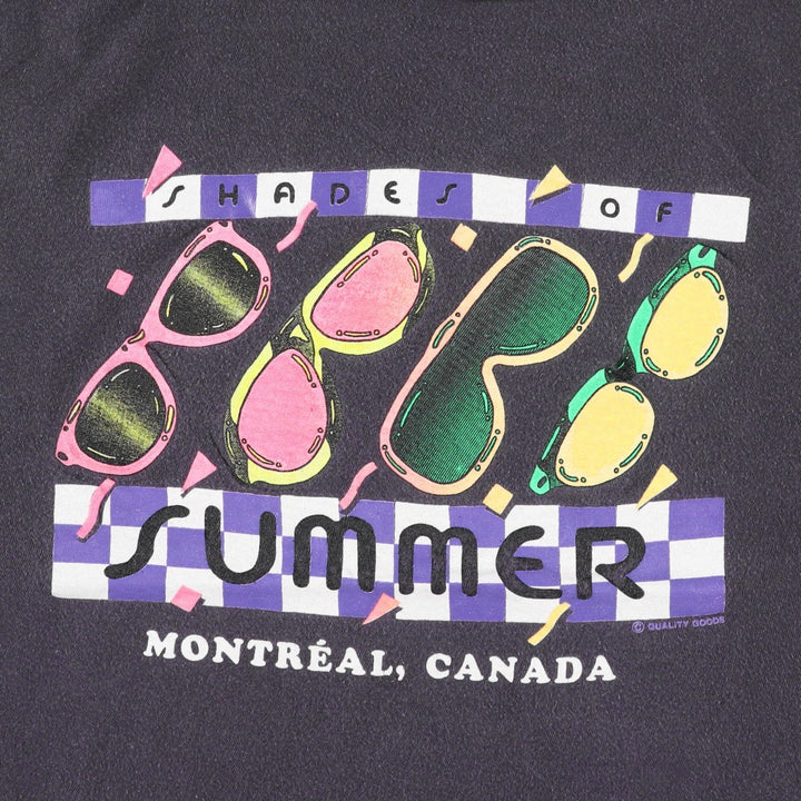 90'S Quality Goods Printed T-Shirt, Men's XL (approx.), Vintage cotton black type Vintage Second Hand