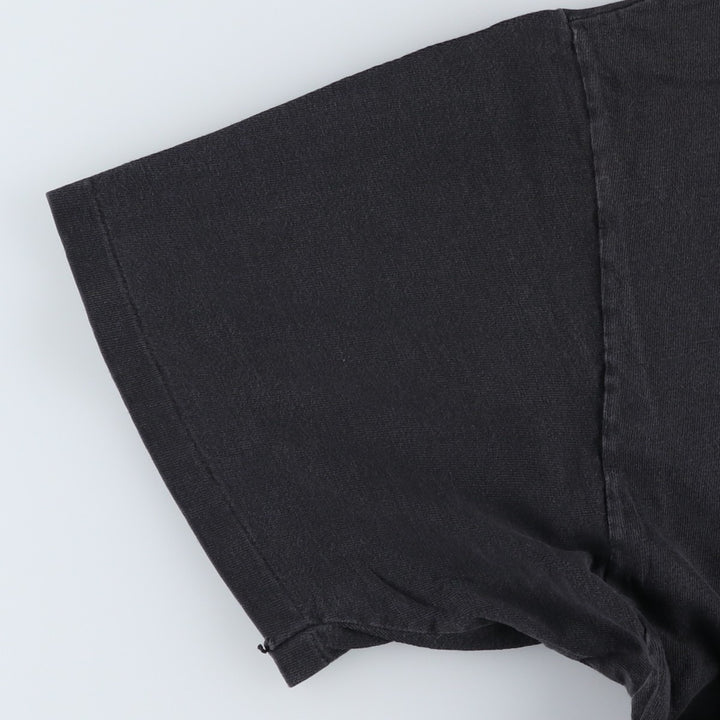 90'S Hanes BEEFY-T Printed T-shirt Made in USA Men's XL Vintage cotton black type Vintage Second Hand