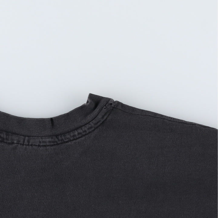 90'S Hanes BEEFY-T Printed T-shirt Made in USA Men's XL Vintage cotton black type Vintage Second Hand