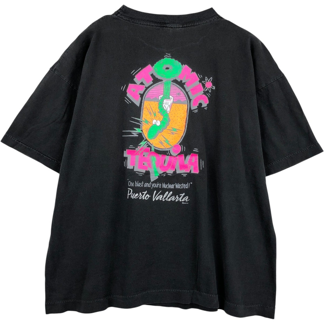Dolphin Souvenir T-Shirt, Men's XL (approx.), Vintage unclear black type Vintage Second Hand