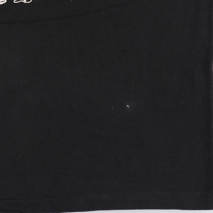 90'S ONEITA SURVIVED THE BLIZZARD OF 1993 Print T-Shirt, Made in USA, Men's XL equivalent, Vintage cotton black type Vintage Second Hand
