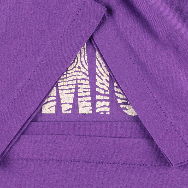 90'S Fruit of the Loom Best Message Print T-Shirt Made in USA Men's XL Vintage cotton purple type Vintage Second Hand