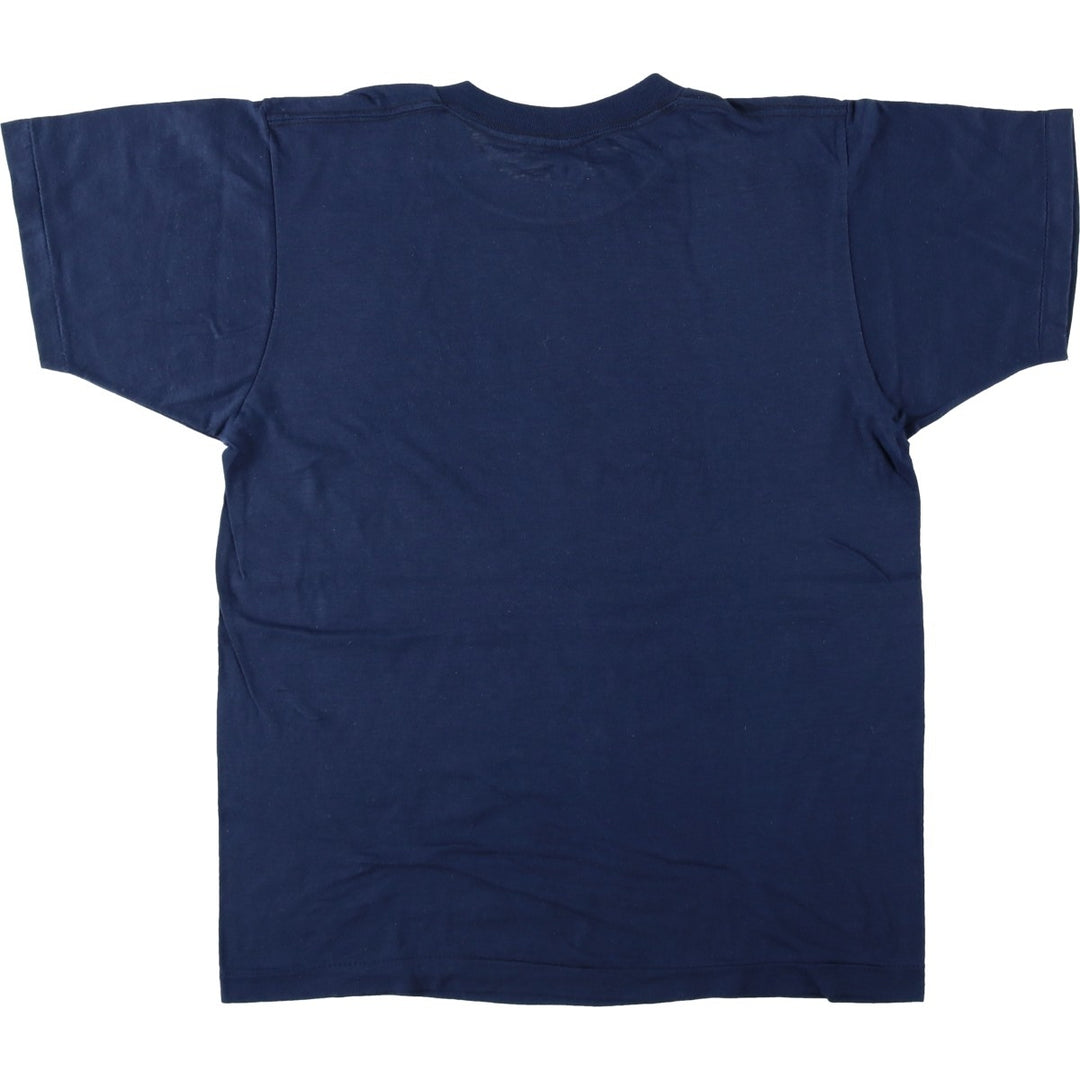 80'S Screen Stars SCHEBIL FOR SHERIFF Print T-Shirt, Made in USA, Men's Size L (approx.), Vintage cotton navy blue type Vintage Second Hand