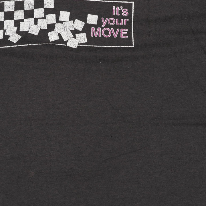 90'S Screen Stars Best Printed T-shirt Made in USA Men's XL Vintage cotton black type Vintage Second Hand