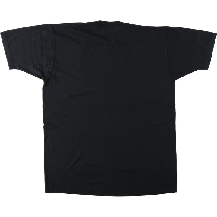 80s-90'S Jerzees DEVIL'S HARVEST Movie T-shirt, Made in USA, Men's Size L (approx.) cotton black type Vintage Second Hand