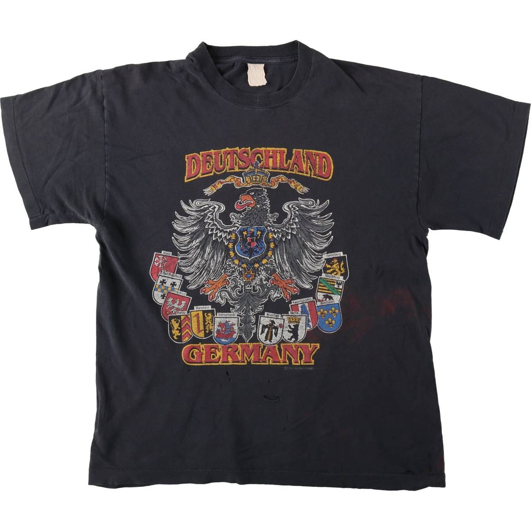 90'S Souvenir T-shirt, Men's Size S (approx.), Vintage unclear black type Vintage Second Hand