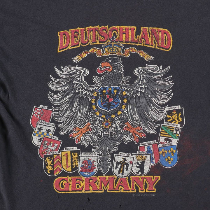 90'S Souvenir T-shirt, Men's Size S (approx.), Vintage unclear black type Vintage Second Hand