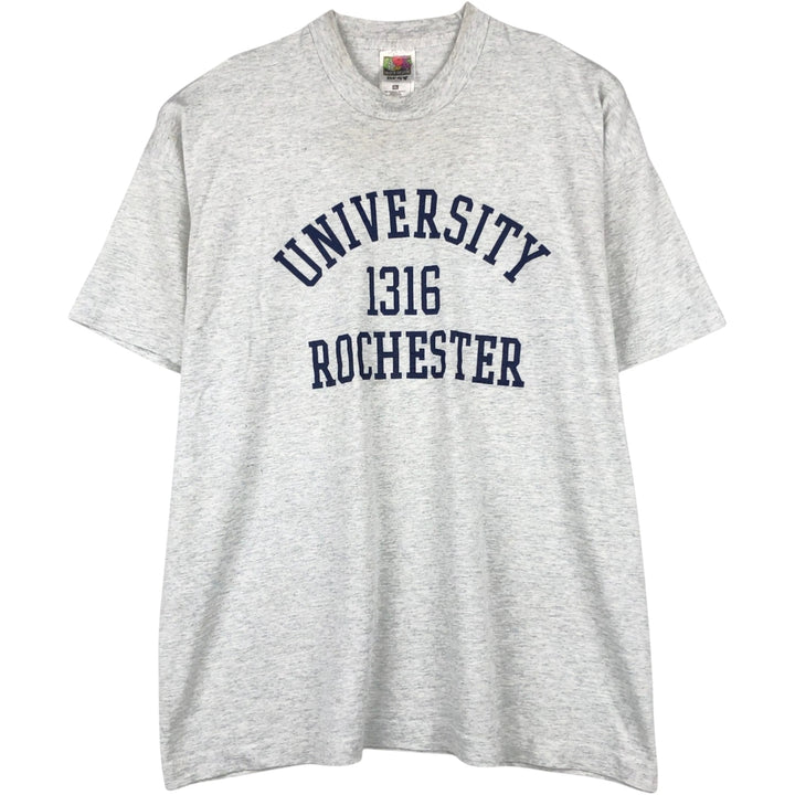 90'S Fruit of the Loom Best 3-Piece Print College T-Shirt, Made in USA, Men's XL (approx.) Vintage cotton gray type Vintage Second Hand