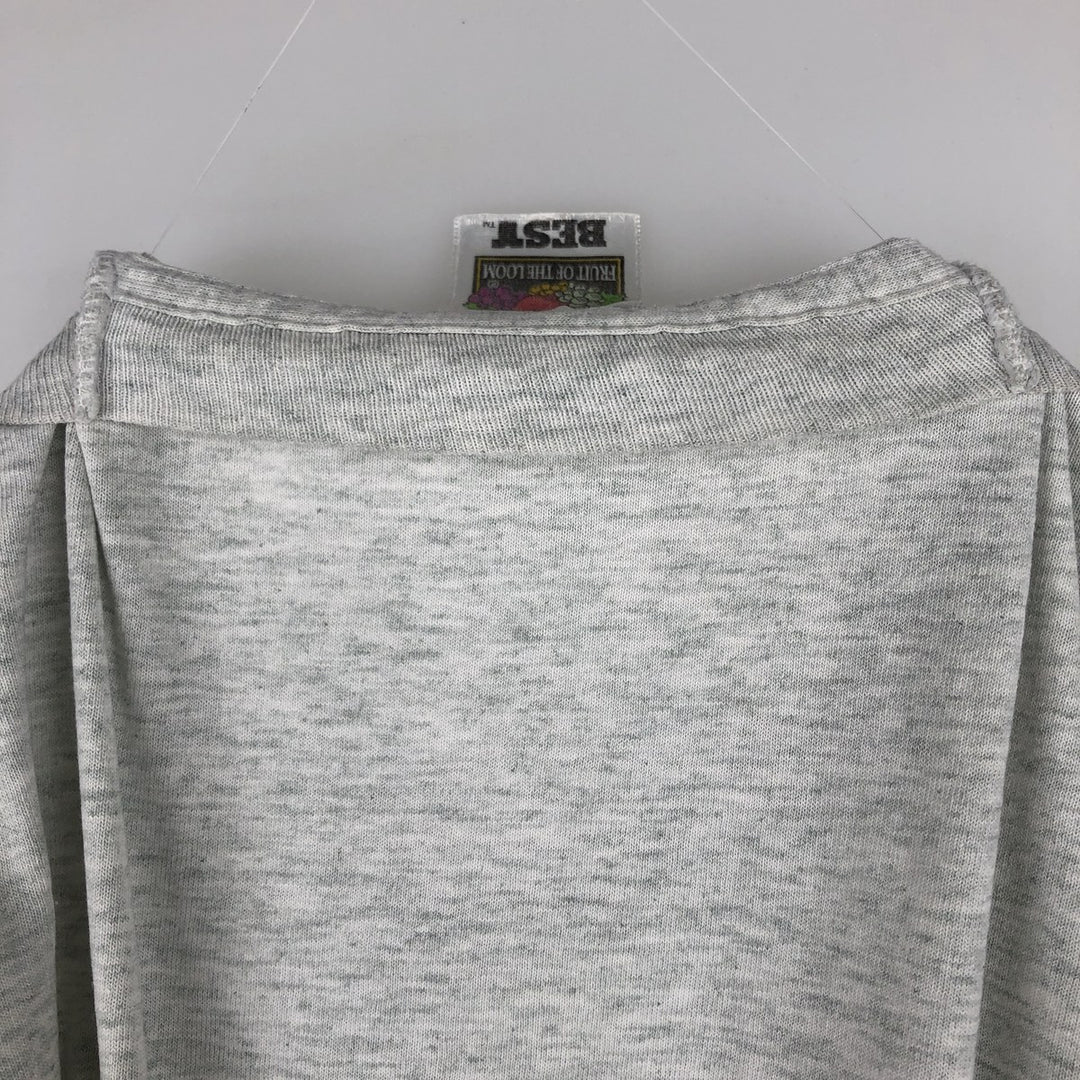 90'S Fruit of the Loom Best 3-Piece Print College T-Shirt, Made in USA, Men's XL (approx.) Vintage cotton gray type Vintage Second Hand