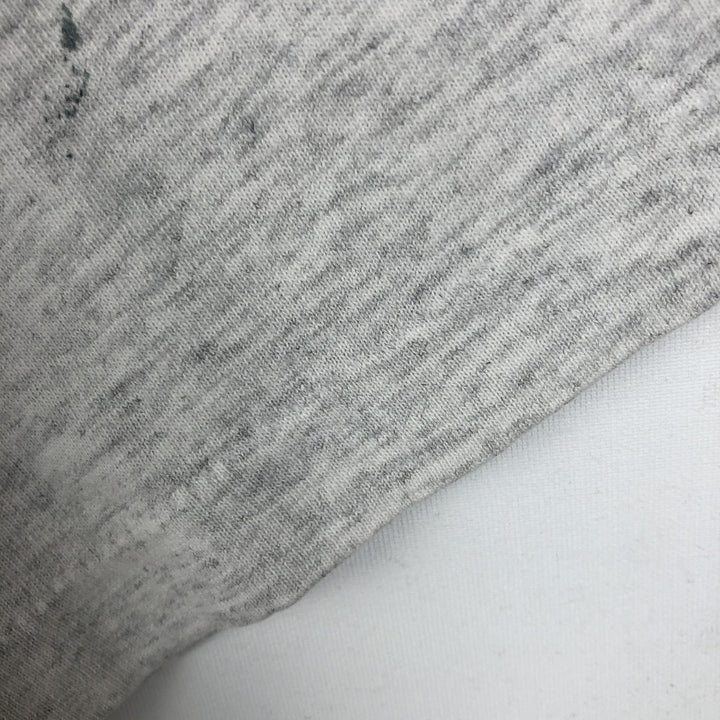80'S Signature College T-Shirt, Made in England, Men's XL equivalent, Vintage cotton gray type Vintage Second Hand
