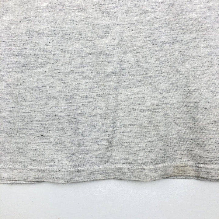 80'S Signature College T-Shirt, Made in England, Men's XL equivalent, Vintage cotton gray type Vintage Second Hand