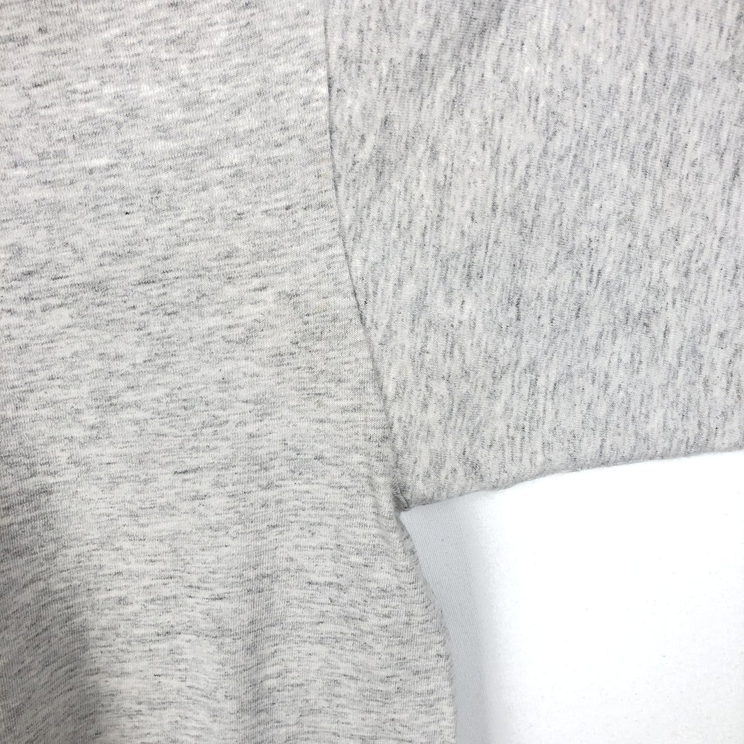 80'S Signature College T-Shirt, Made in England, Men's XL equivalent, Vintage cotton gray type Vintage Second Hand