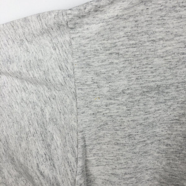 80'S Signature College T-Shirt, Made in England, Men's XL equivalent, Vintage cotton gray type Vintage Second Hand
