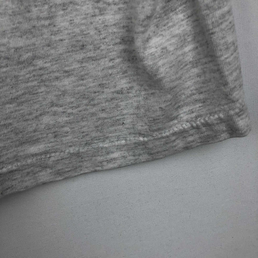 80'S Signature College T-Shirt, Made in England, Men's XL equivalent, Vintage cotton gray type Vintage Second Hand