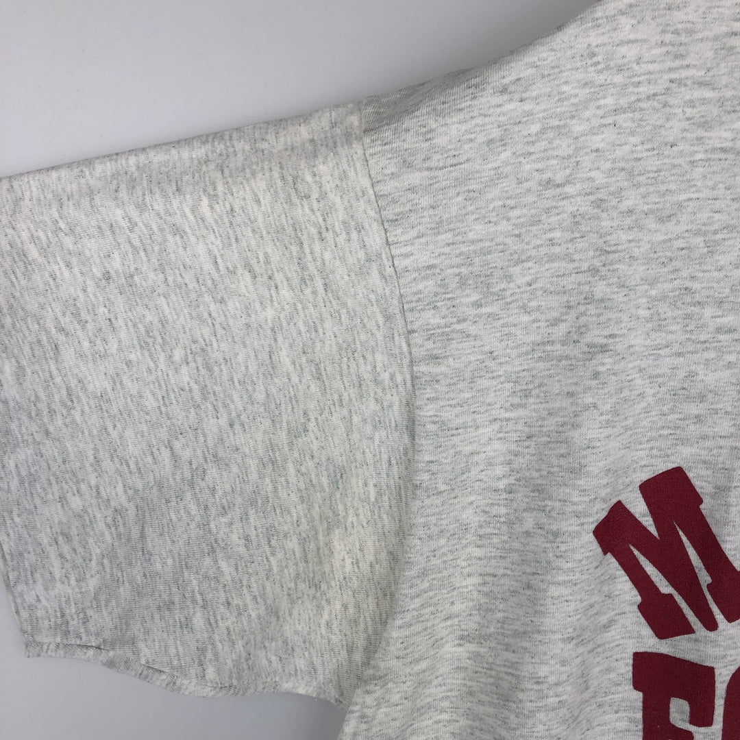90'S Screen Stars Best College T-shirt, Made in USA, Men's XL, Vintage cotton gray type Vintage Second Hand