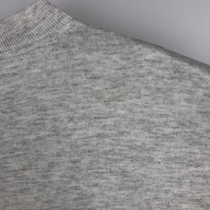 Jerzees College T-Shirt, Made in USA, Men's Size L (approx.) cotton gray type Vintage Second Hand