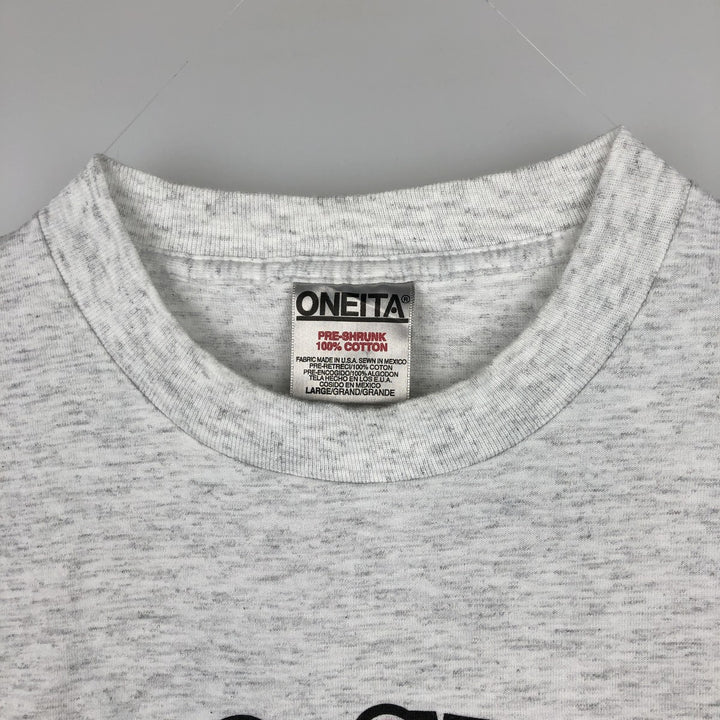 ONEITA OHIO STATE Rose Bowl 1997 College T-shirt, Men's Size L (approx.), Vintage cotton gray type Vintage Second Hand