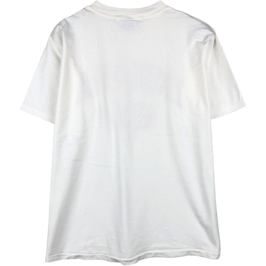 90'S ALL Sport PROWEIGHT College T-shirt, Made in USA, Men's Size L (approx.), Vintage cotton white type Vintage Second Hand