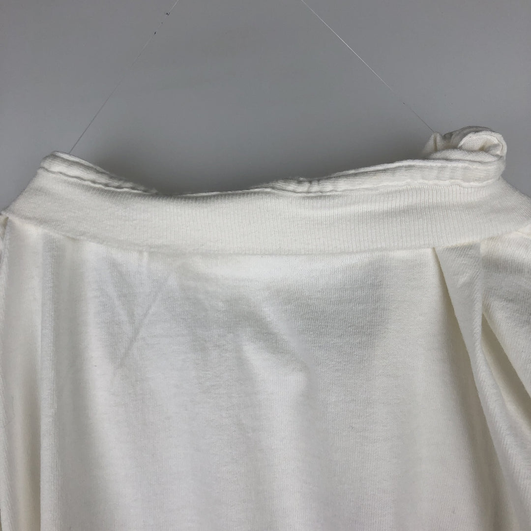 90'S ALL Sport PROWEIGHT College T-shirt, Made in USA, Men's Size L (approx.), Vintage cotton white type Vintage Second Hand