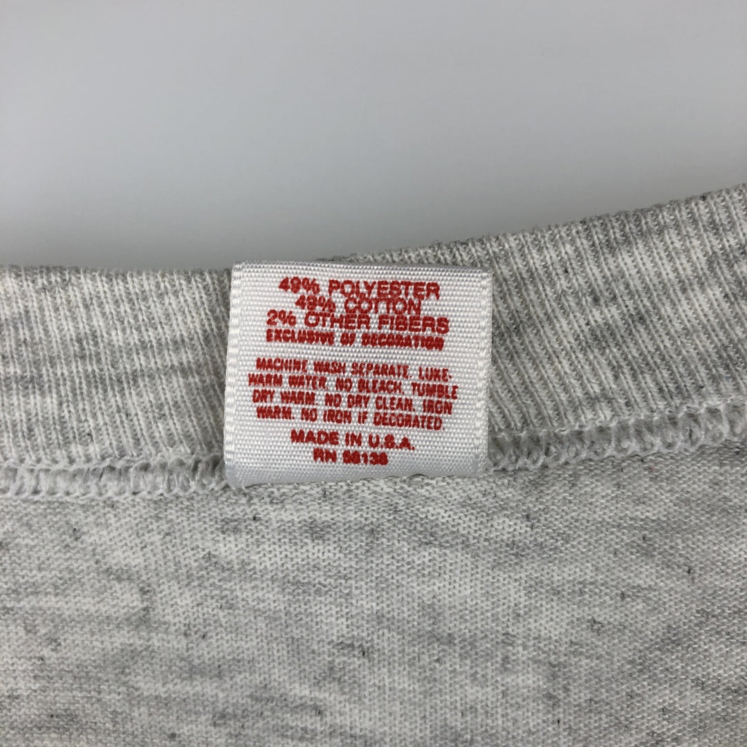 1990'S H. WOLF & SONS UCLA (University of California, Los Angeles) College T-shirt, Made in USA, Men's Size L (approx.), Vintage polyester gray type Vintage Second Hand