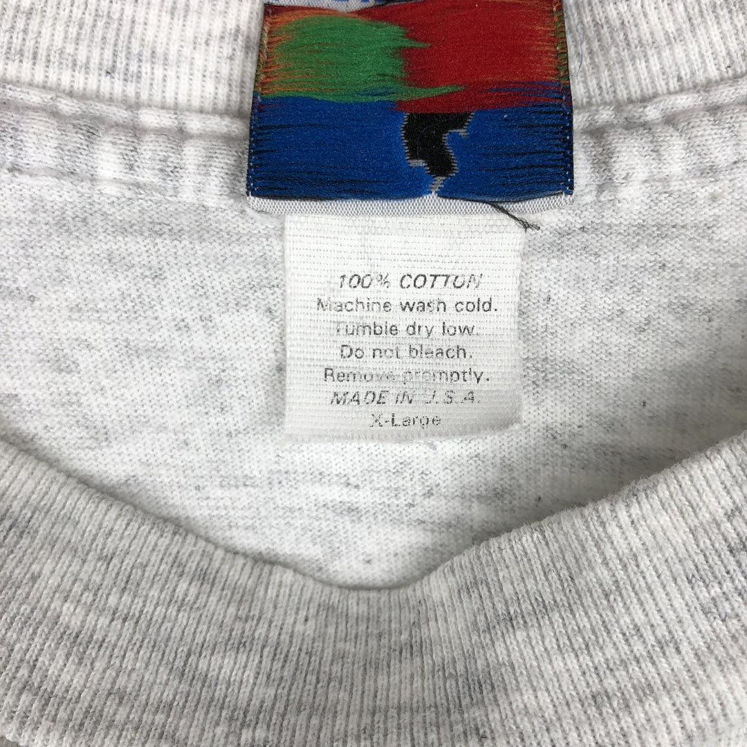 90'S Midwest Embroidery Notre Dame University College T-shirt, Made in USA, Men's XL equivalent, Vintage cotton gray type Vintage Second Hand