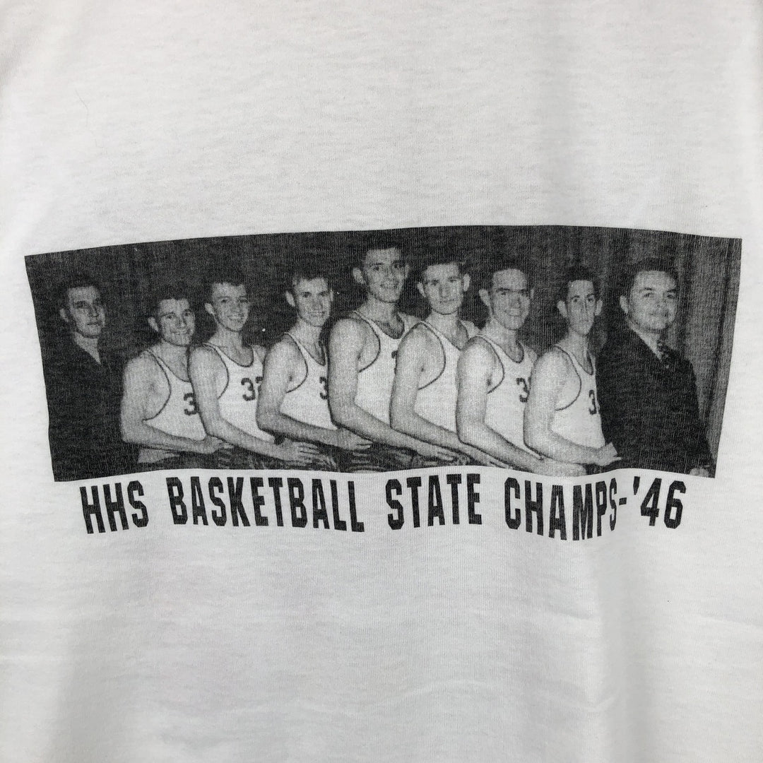 90'S Fruit of the Loom Best College T-Shirt, Men's Size L (approx.), Vintage cotton white type Vintage Second Hand