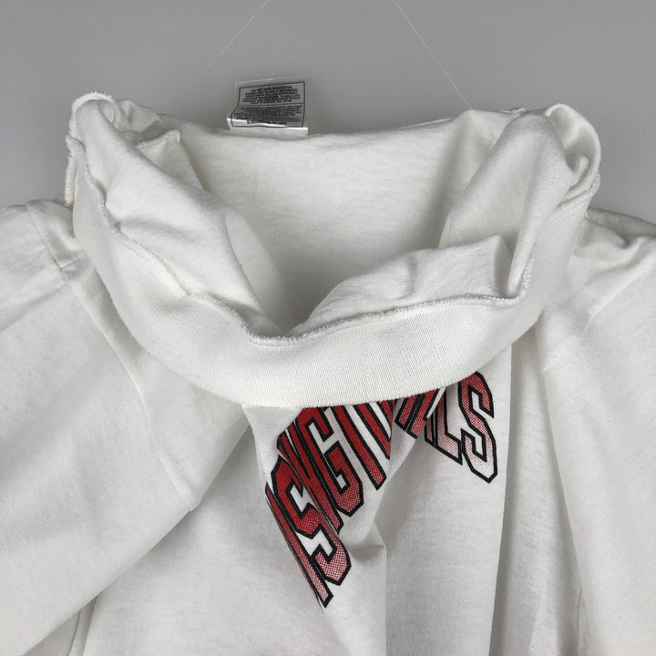 90'S Fruit of the Loom Best College T-Shirt, Men's Size L (approx.), Vintage cotton white type Vintage Second Hand