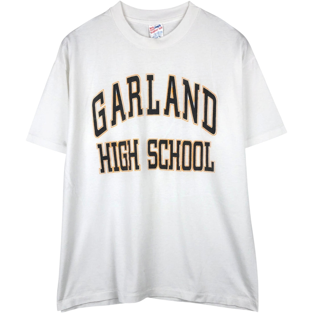 90'S Hanes HEAVYWEIGHT 50 cotton white type Vintage Second Hand