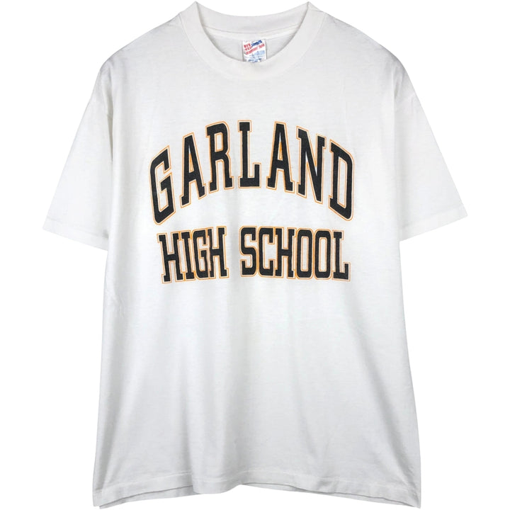 90'S Hanes HEAVYWEIGHT 50 cotton white type Vintage Second Hand