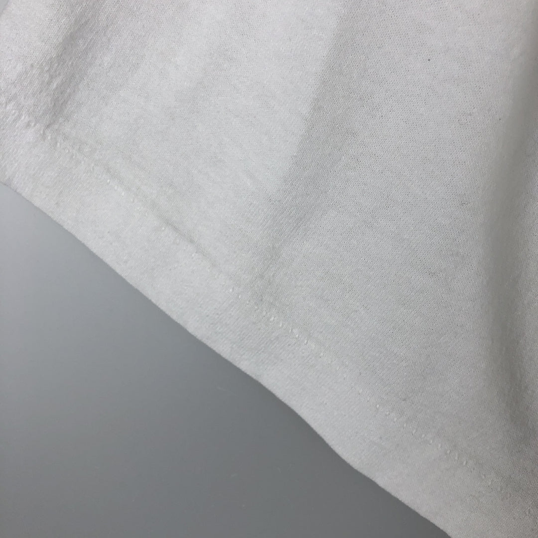 90'S Hanes HEAVYWEIGHT 50 cotton white type Vintage Second Hand