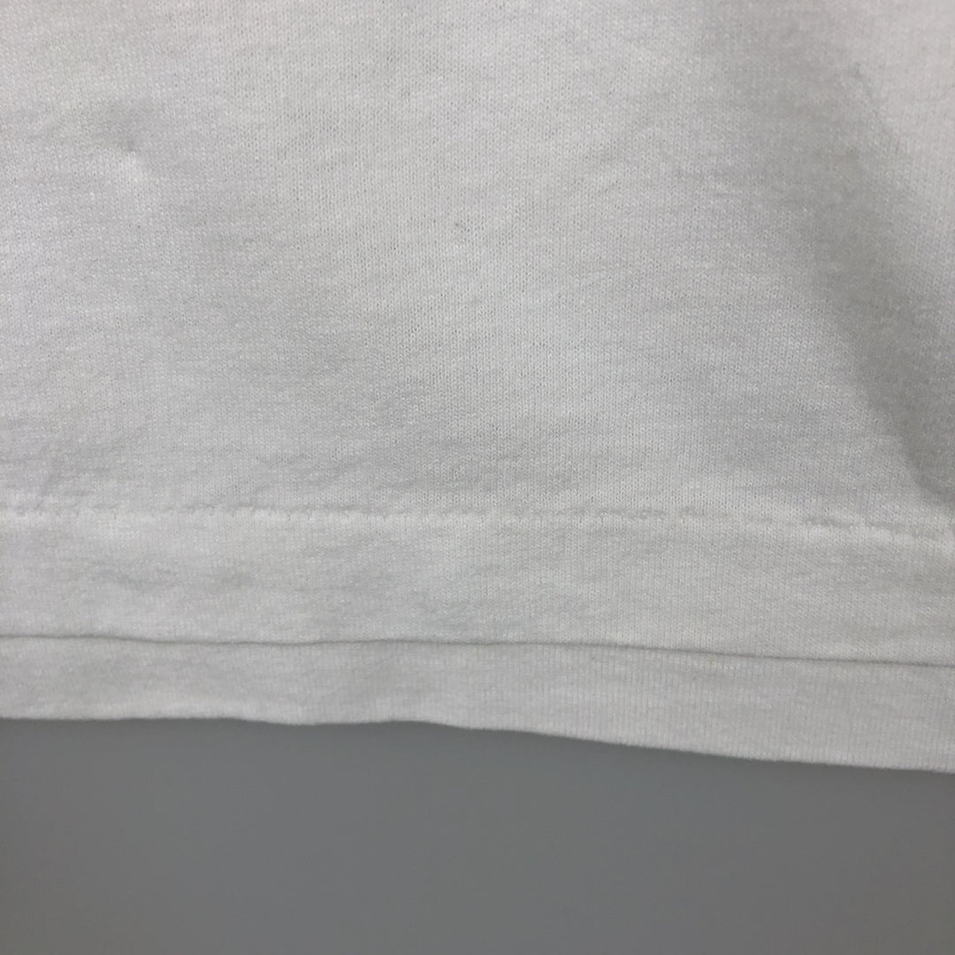 90'S Hanes HEAVYWEIGHT 50 cotton white type Vintage Second Hand