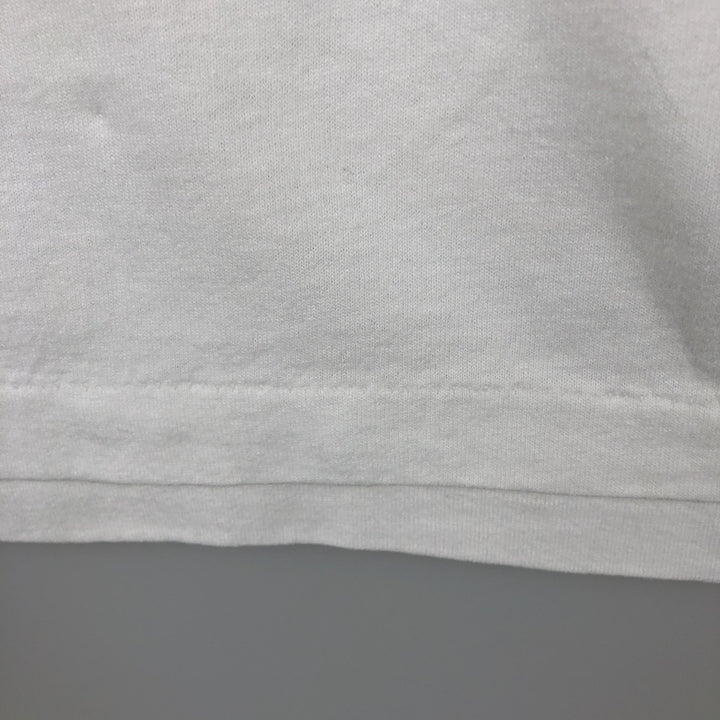90'S Hanes HEAVYWEIGHT 50 cotton white type Vintage Second Hand