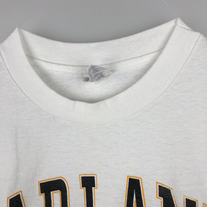 90'S Hanes HEAVYWEIGHT 50 cotton white type Vintage Second Hand