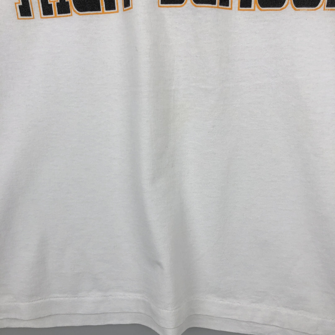 90'S Hanes HEAVYWEIGHT 50 cotton white type Vintage Second Hand