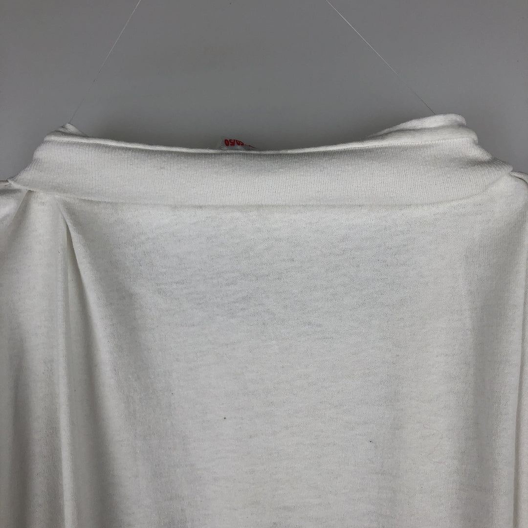 90'S Hanes HEAVYWEIGHT 50 cotton white type Vintage Second Hand