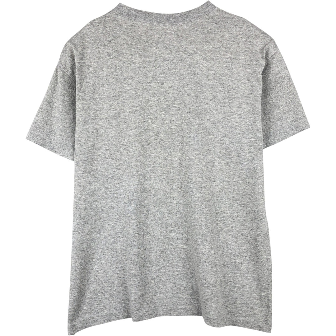 MURINA College T-shirt, Made in USA, Men's XL equivalent. cotton gray type Vintage Second Hand