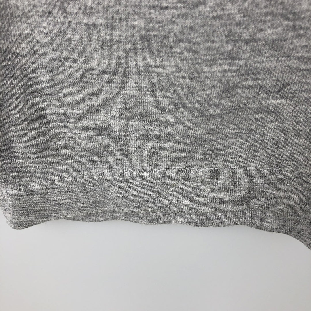 MURINA College T-shirt, Made in USA, Men's XL equivalent. cotton gray type Vintage Second Hand
