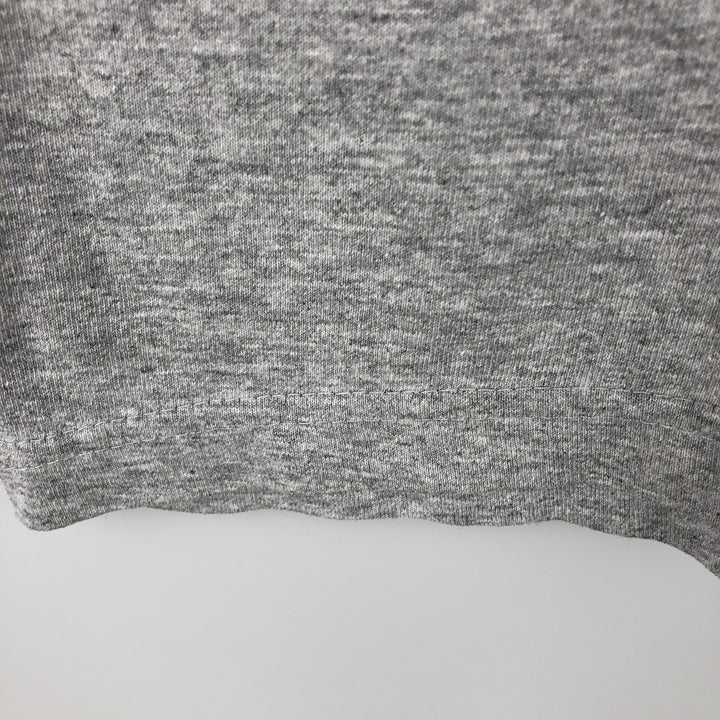 MURINA College T-shirt, Made in USA, Men's XL equivalent. cotton gray type Vintage Second Hand