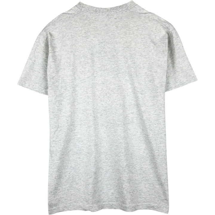 Fruit of the Loom BEST 3-Piece Print College T-Shirt, Made in USA, Men's Size L (Equivalent), Vintage cotton gray type Vintage Second Hand