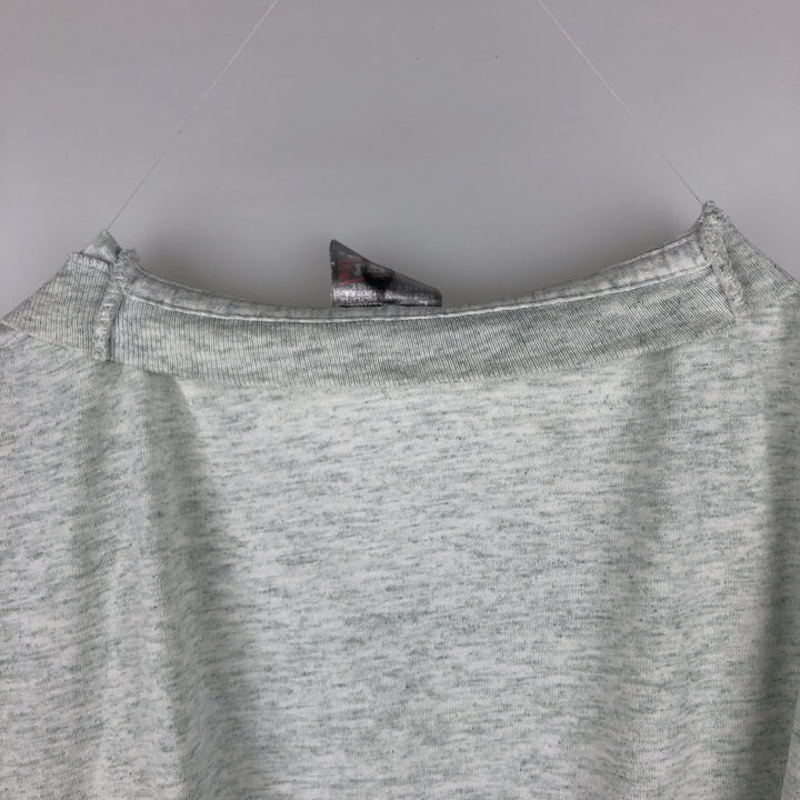 Fruit of the Loom BEST 3-Piece Print College T-Shirt, Made in USA, Men's Size L (Equivalent), Vintage cotton gray type Vintage Second Hand