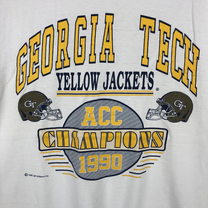 90'S Logo Motion College T-Shirt, Made in USA, Men's Size L (Equivalent), Vintage cotton white type Vintage Second Hand