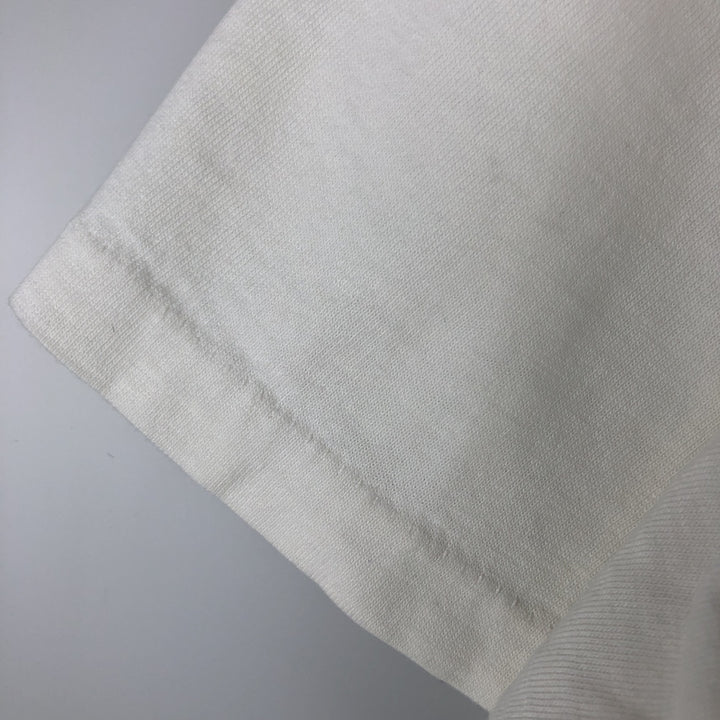 90'S Logo Motion College T-Shirt, Made in USA, Men's Size L (Equivalent), Vintage cotton white type Vintage Second Hand