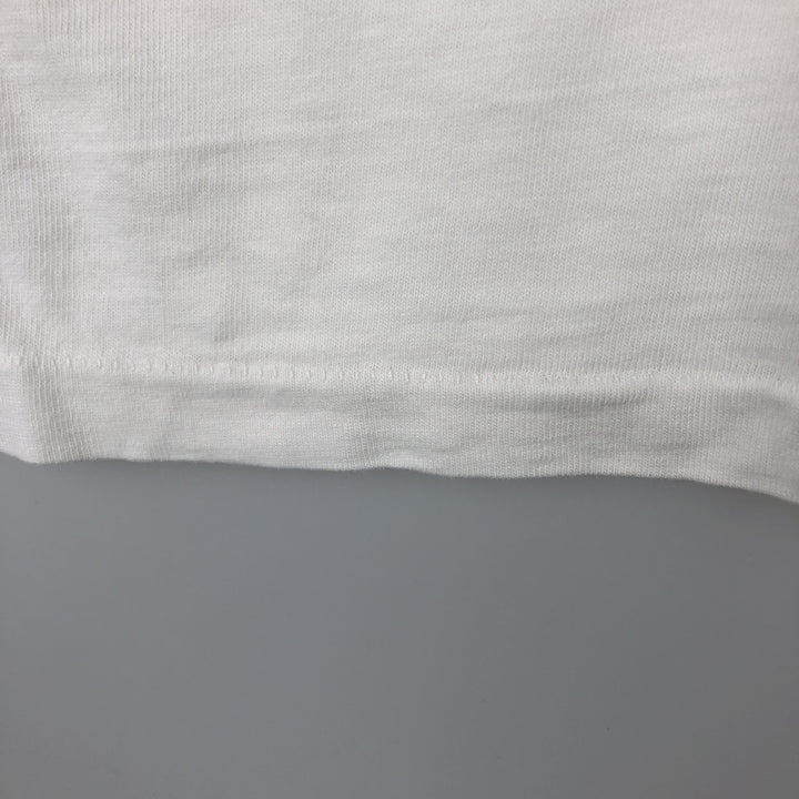 90'S Logo Motion College T-Shirt, Made in USA, Men's Size L (Equivalent), Vintage cotton white type Vintage Second Hand