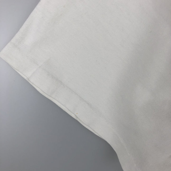 90'S Logo Motion College T-Shirt, Made in USA, Men's Size L (Equivalent), Vintage cotton white type Vintage Second Hand
