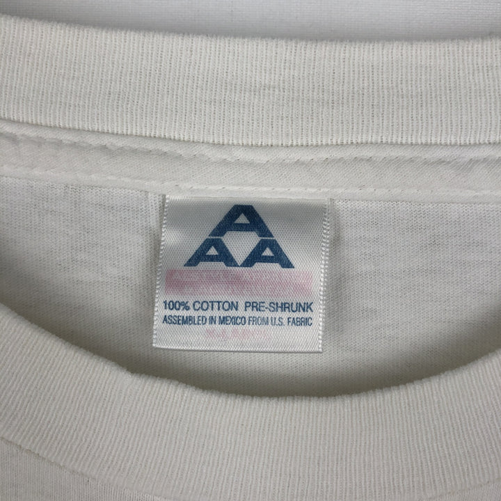 90'S Alstyle PLANET HOLLYWOOD Advertising T-shirt, Men's XL equivalent, Vintage cotton white type Vintage Second Hand