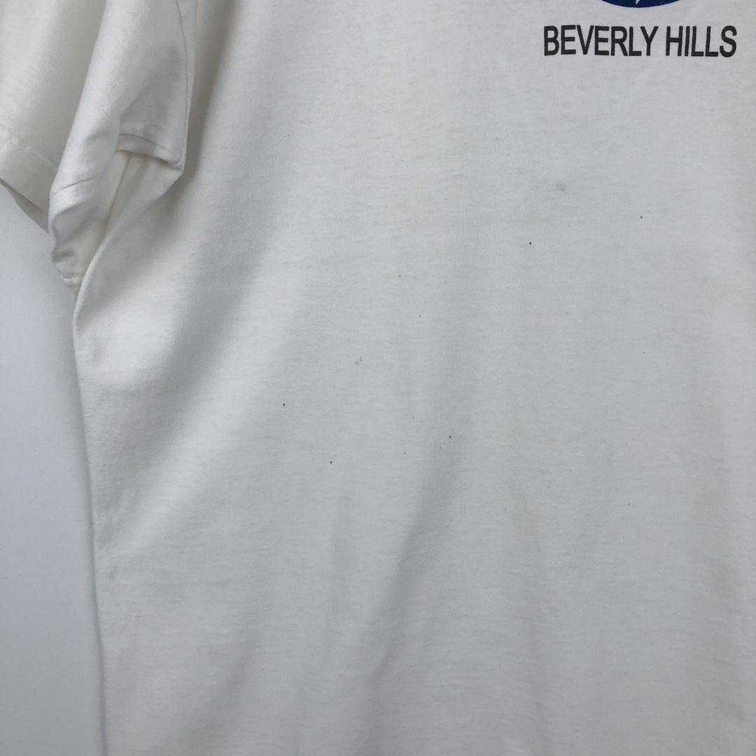 90'S Alstyle PLANET HOLLYWOOD Advertising T-shirt, Men's XL equivalent, Vintage cotton white type Vintage Second Hand